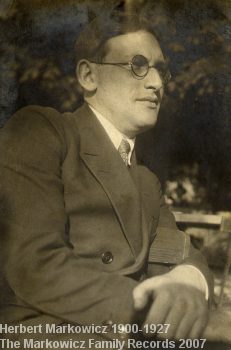 Herbert Markowicz. c. 1927, Arosa.